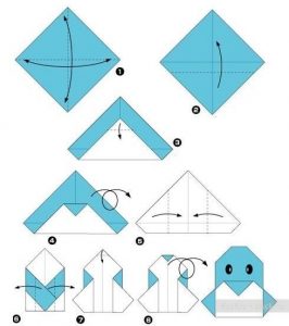 Pinguïn Origami